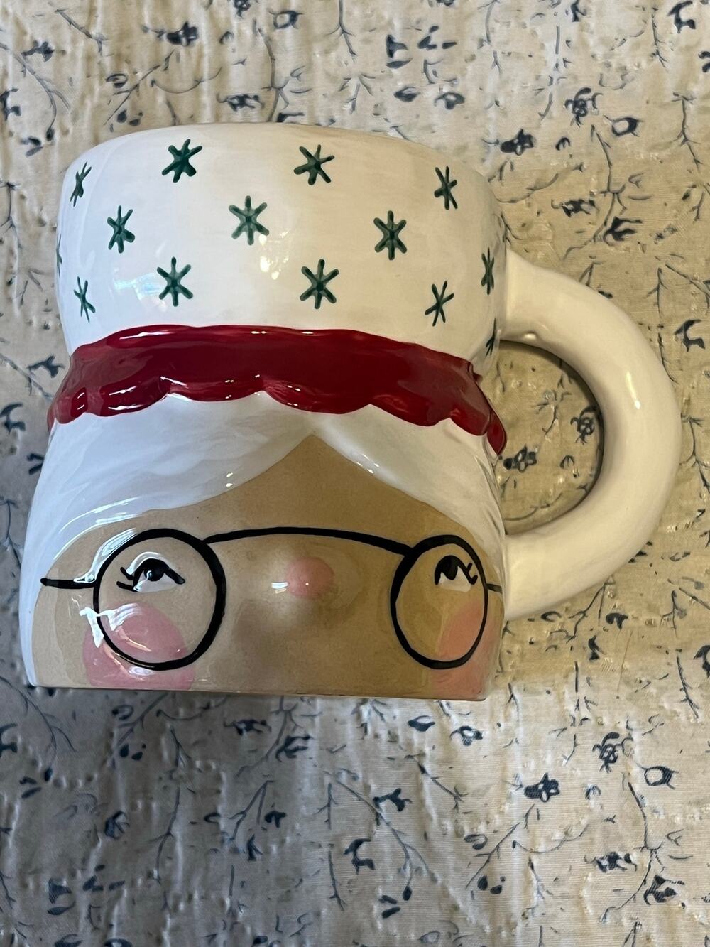 Isabela Dos Santos Mrs Claus Mug Christmas Ceramic Holiday Cup